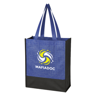 Crosshatch Mini Non-Woven Tote Bags