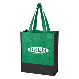 Crosshatch Mini Non-Woven Tote Bags