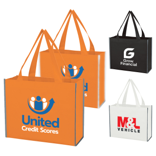 Laminated Reflective Shopper Bags