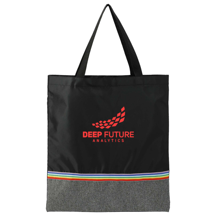 Promotional Rainbow RPET Convention Totes