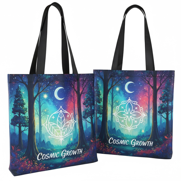 Promotional Sublimated Non-Woven Value Totes