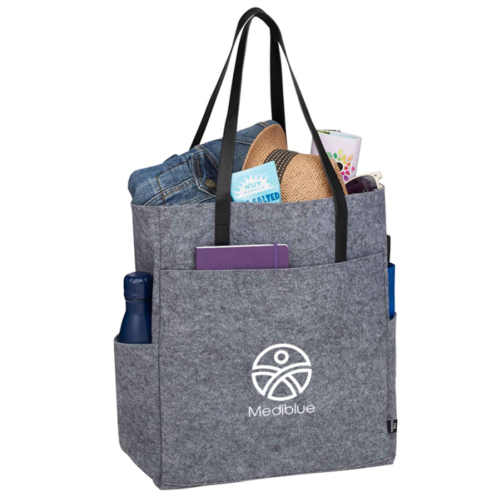 THE GOODS™ Custom Recycled Felt Meeting Totes