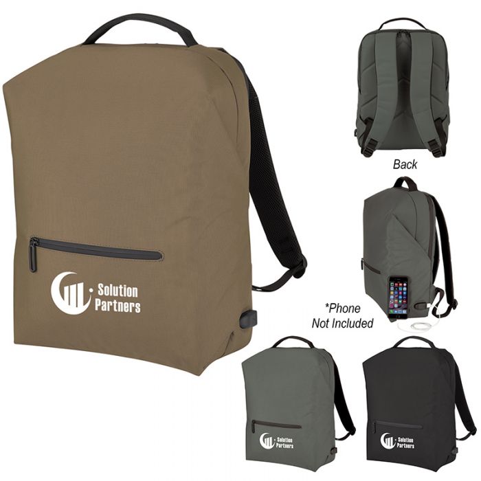 Custom Imprinted Streamline Backpacks