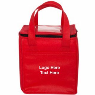 Non-Woven Cubic Lunch Bags with ID Slot