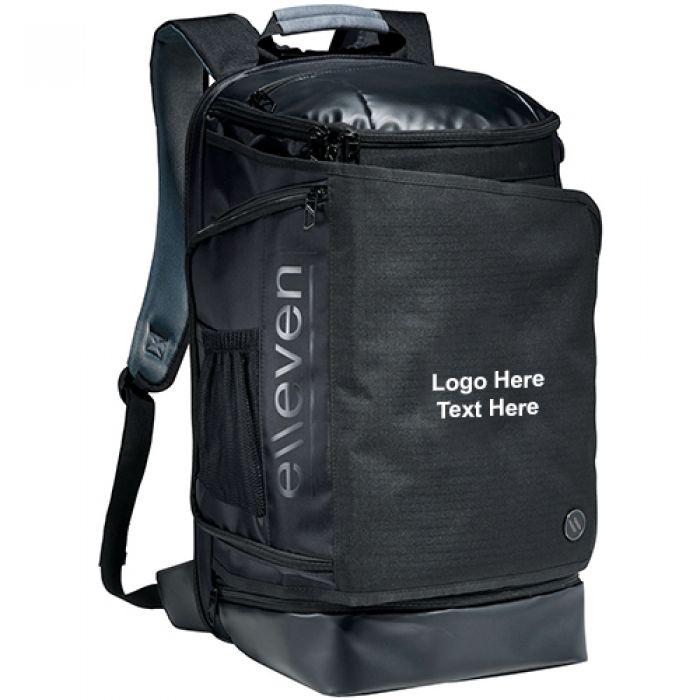 Promotional 17 Inch elleven Pack-Flat Computer Backpacks