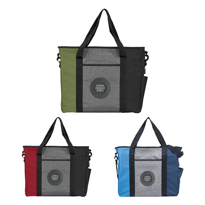 Promotional Triad Zippered USB Totes