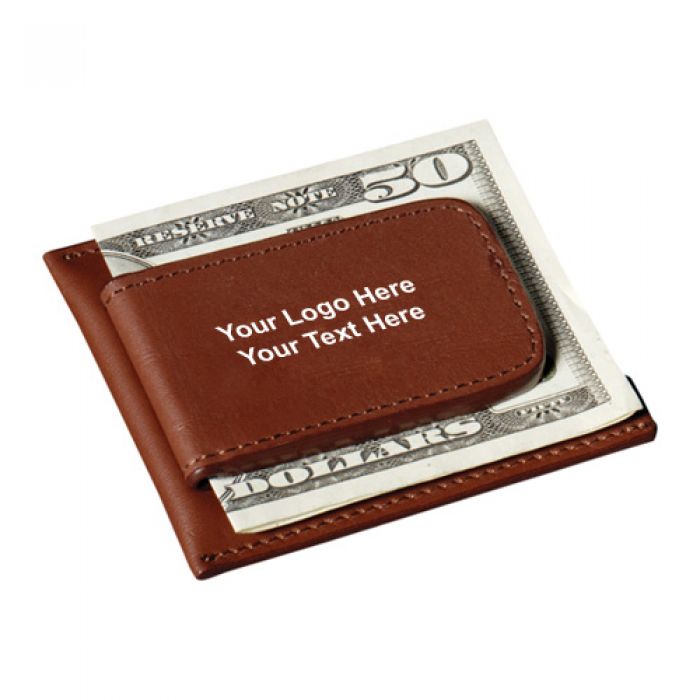 Custom Cutter & Buck Money Clip Card Case