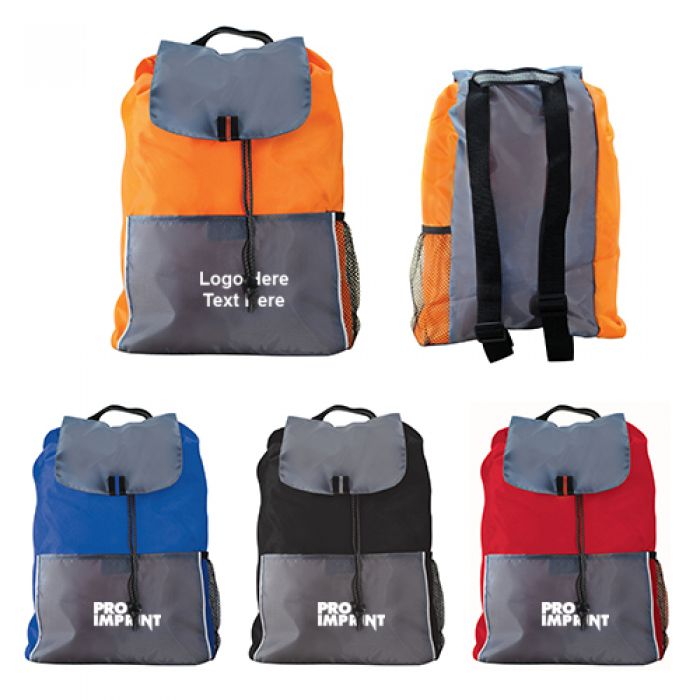 Custom Printed Adventure Drawstring Backpacks