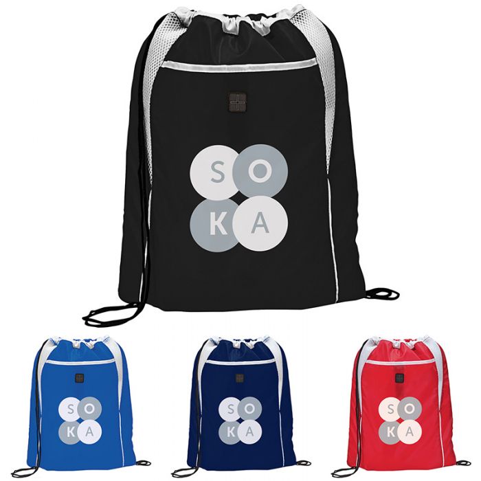 Customized Dart Drawstring Bags