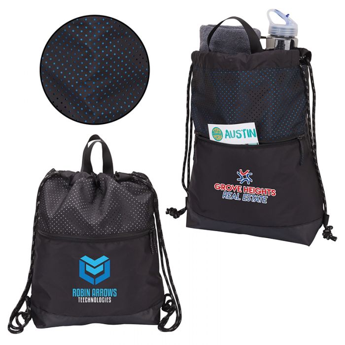 Personalized Adelanto Drawstring Bags