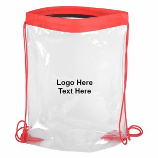 Clear Drawstring Backpacks