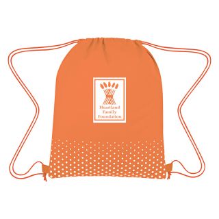 Connect the Dots Non-Woven Drawstring Bags
