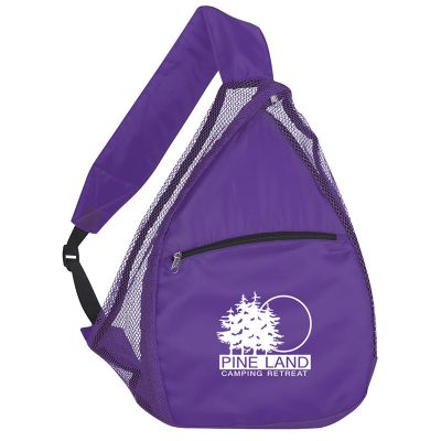 mesh sling backpack