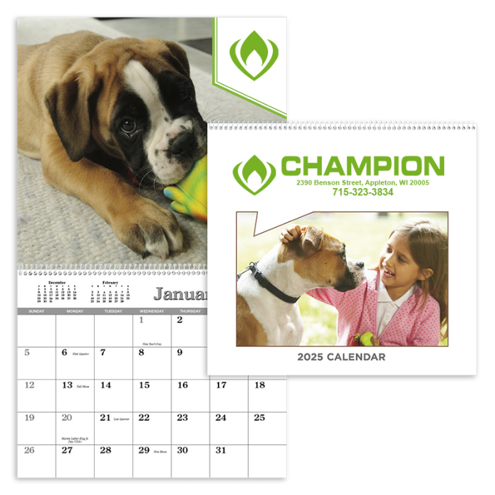 Custom Single Image Appointment Calendars