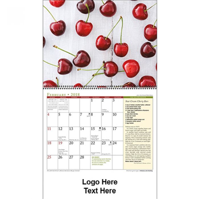 Customized 2018 The Old Farmer's Almanac Weather Watcher's Stapled Wall Calendars