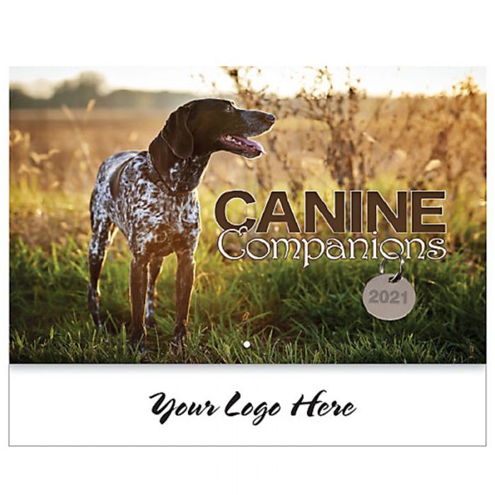 Promotional Canine Companions Stapled Wall Calendars