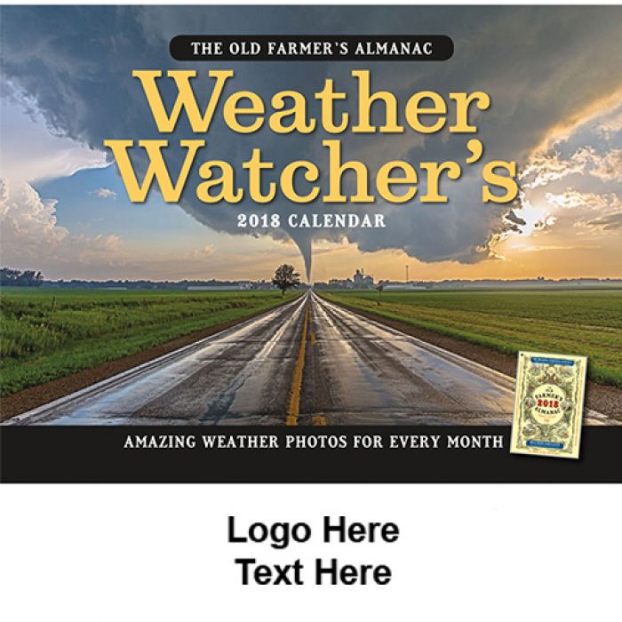 Promotional 2018 The Old Farmer's Almanac Weather Watcher's Spiral Wall Calendars