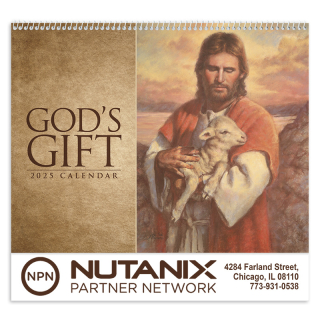 God's Gift Without Funeral Pre-Planning Sheet Spiral Wall Calendars