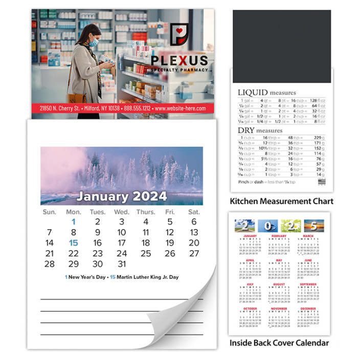 3.5x6.25 Custom Magnetic Business Card Tear Off Calendars