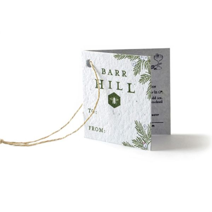 2x2 Inch Folded Personalized Seed Paper Product Tags