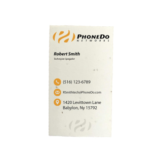 Seed Paper Business Cards