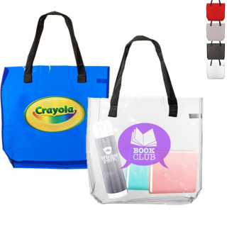 Classic Transparent Beach Tote Bags with Handles Classic Transparent Beach Tote Bags with Handles