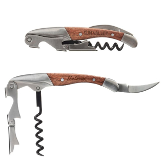 Mahogany Style Waiter's Corkscrew Wine Bottle Openers