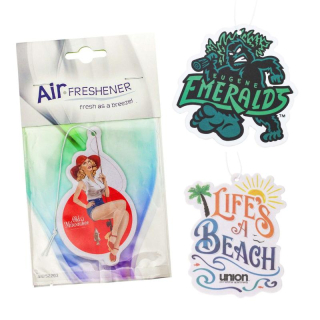 Shape Paper Air Fresheners with Stock Card