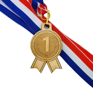 2-1/4 Inch Wood Medals