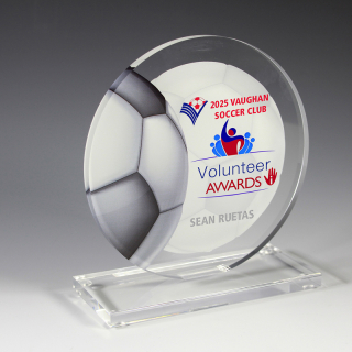 Acrylic Soccer Achievement Awards