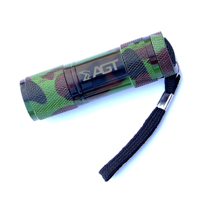 Custom Aluminum 9 LED Flashlights with Batteries