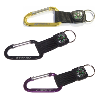 Carabiners with Compass