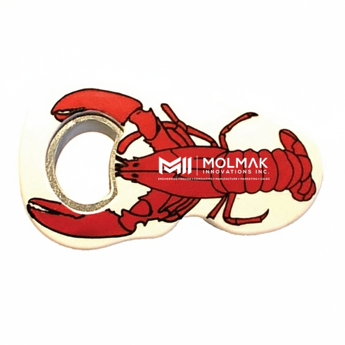 Custom Jumbo Size Lobster Shape Magnetic Bottle Openers