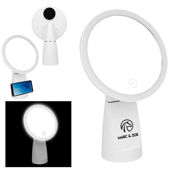 Custom LED Vanity Lights with Wireless Phone Chargers