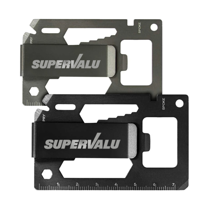 Customized Allegheny Multi Tool Cards with Money Clip