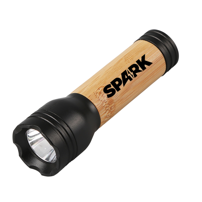 Customized Bamboo Rechargeable Flashlights