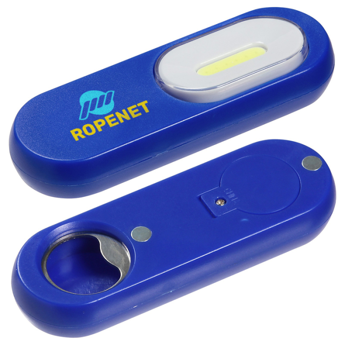 Customized Flip 'N Flash COB Lights and Bottle Openers 