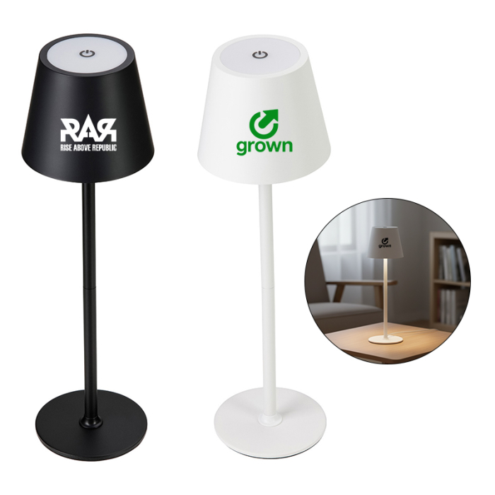 Customized Illume Rechargeable Touch-Control Mini Desk Lamps