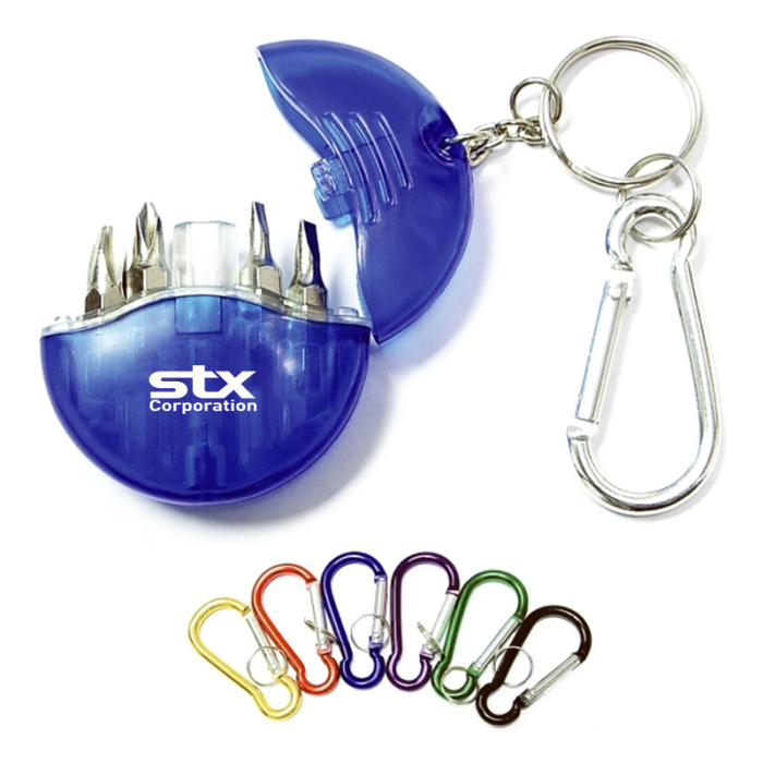 Customized Mini 4-in-1 Screwdriver Tool Set Keychains