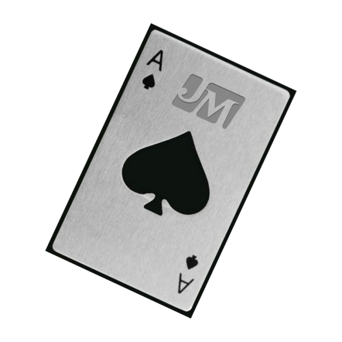 Customized Poker Shape Bottle Openers