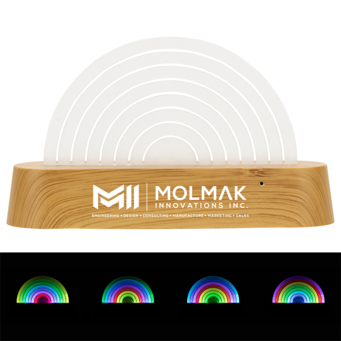 Customized Rainbow Sound-Reactive LED Ambient Lights 