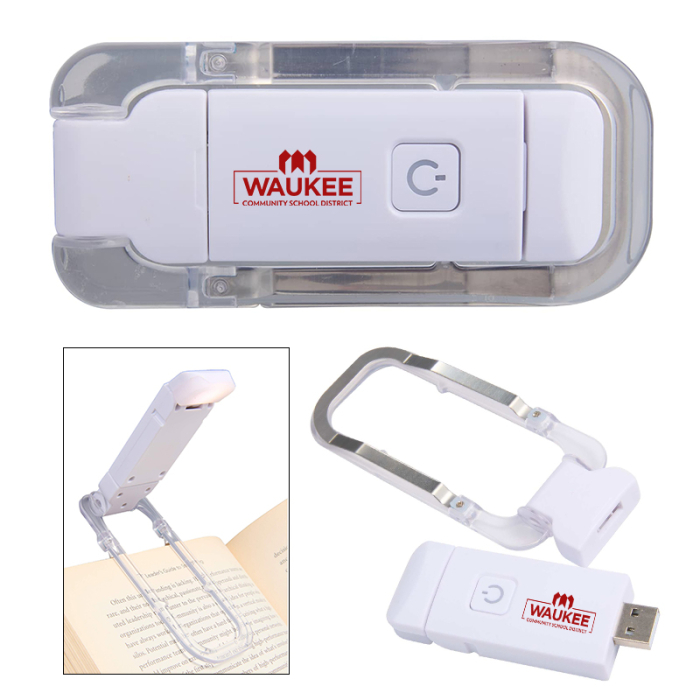 Customized Recycled Rechargeable Book Lights