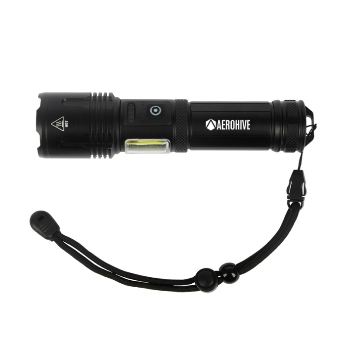 iCOOL Promotional Longmont Rechargeable 1000-Lumen Aluminum Tactical Flashlights