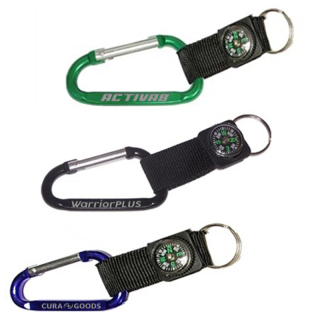 Carabiners with Compass