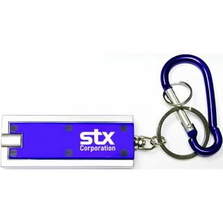 Flashlights with Swivel Key Chain and Carabiner