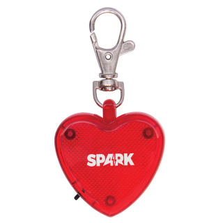 Light Up Heart Strobe Clips
