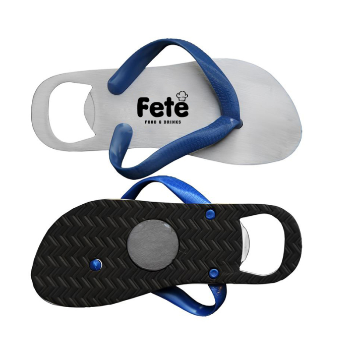 Imprinted Sandals Magnetic Bottle Openers