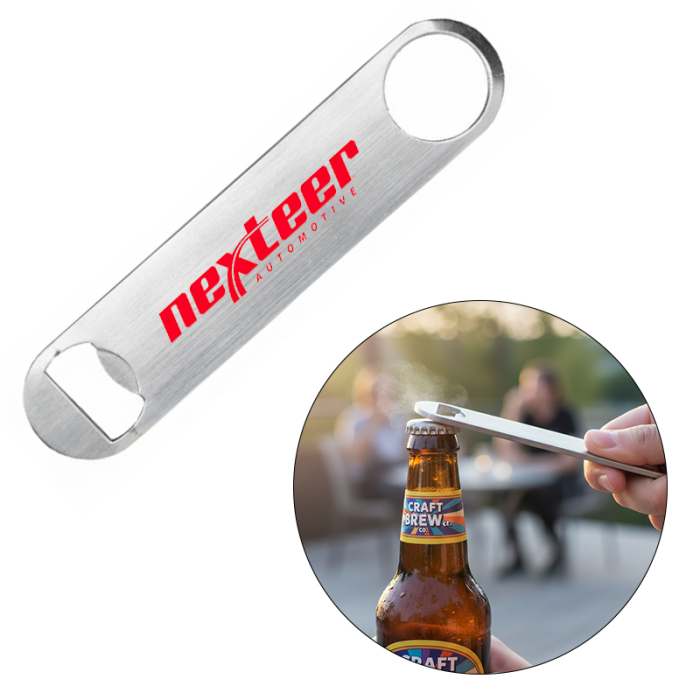 Personalized Pub Stainless Steel Bottle Openers