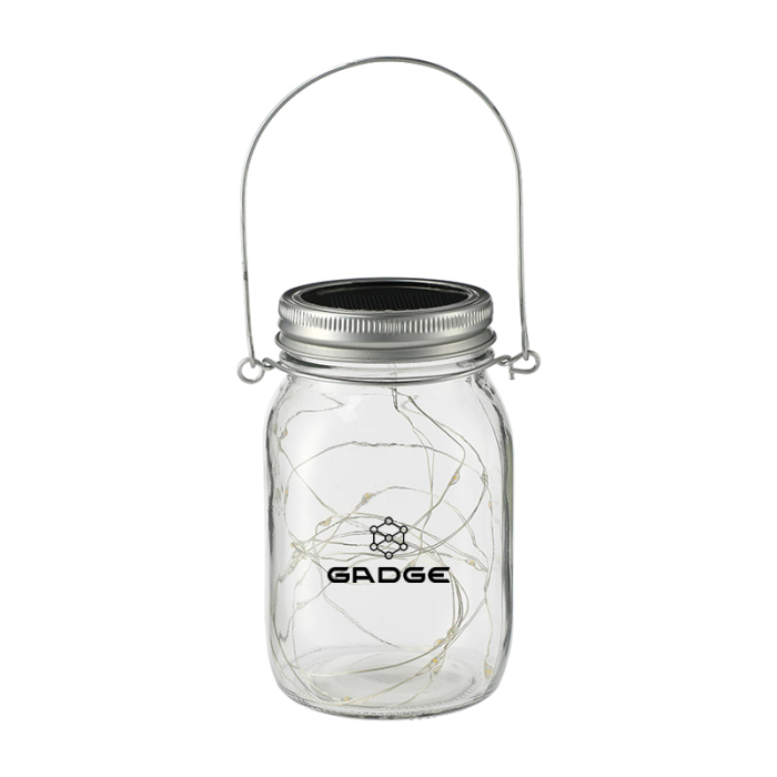Personalized Solar Power Mason Jar Lights