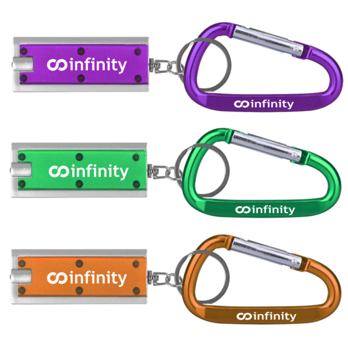 Promotional Flashlights with Carabiner